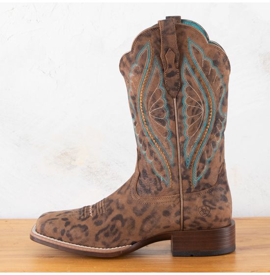 Leopard ariat clearance boots