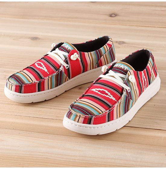 Stylish and Comfortable Ariat Pastel Serape Hilo Shoes