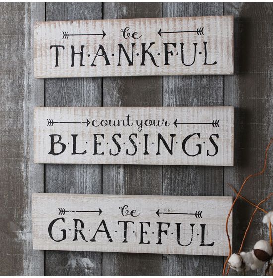 Blessings, Grateful, Thankful Wall Art