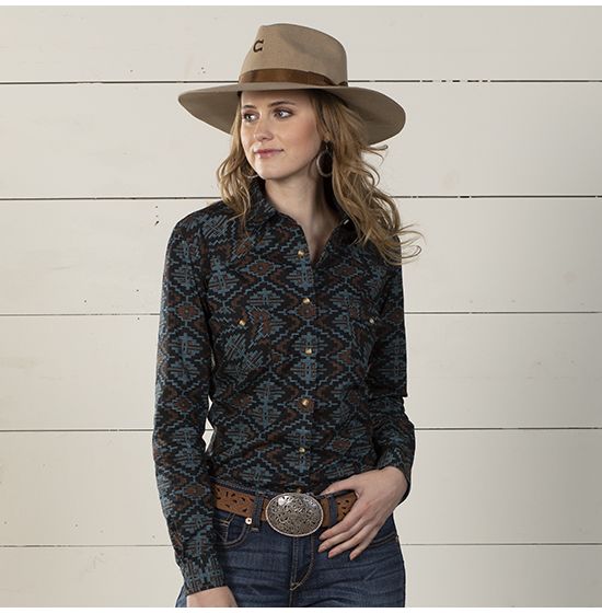 Panhandle Vertical Aztec Top