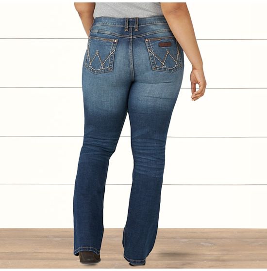 Jeans Women (09MWZMS) - Wrangler® Retro Mae Jean Mid-Rise Dark
