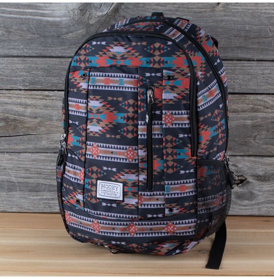 Hooey Rockstar Black Multi Aztec Backpack