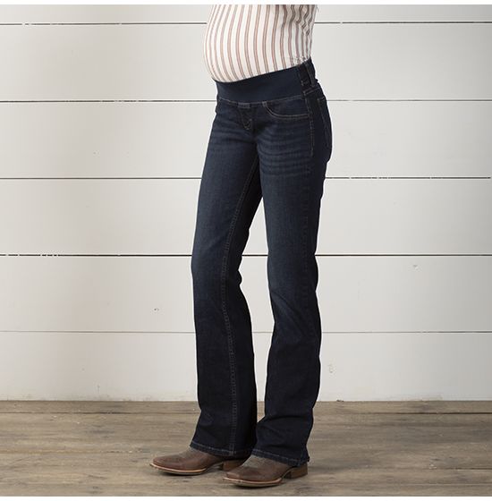 Over Belly Ankle Bootcut Maternity Pants - Isabel Maternity By Ingrid &  Isabel™ Dark Wash 16 : Target