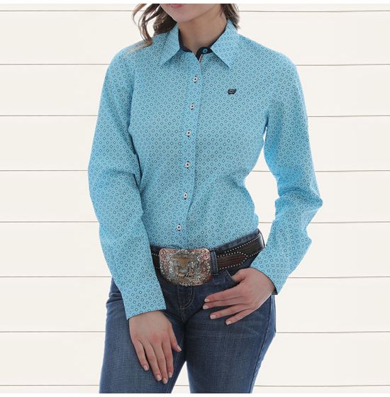 Cinch Blue Diamond Top