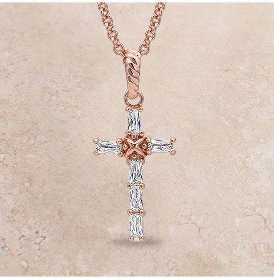 Brilliant shop cross necklace