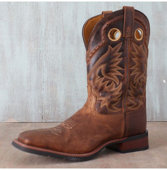 Laredo Mens Kane Block Heel Cowboy Boots