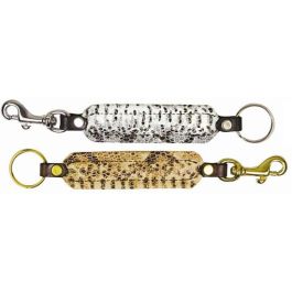 Personalized Snakeskin Padded Keychain