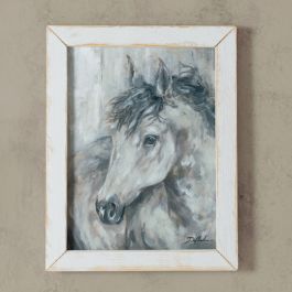 Gray Painted Horse Art