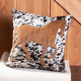 Brindle Cowhide Rug Shaped Coaster Set of 6