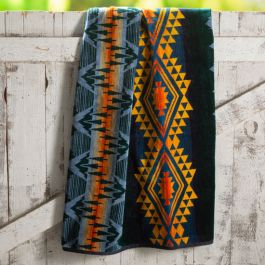 Pendleton Oversized Jacquard Wildland Heroes Spa Towel