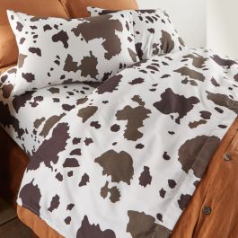 King newest size cow print blanket and cow print curtain