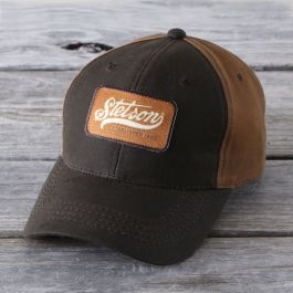 Stetson Men's Oil Cloth Tan/Brown Cap