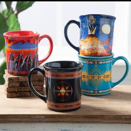 Southwest Pottery Mug (Set of 4) – Modern Rustic Home