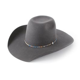 Hooey by Resistol Silver Smoke 6X Grey Cowboy Hat RWSLSM-904253 7 1/8