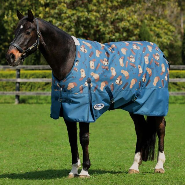 Solaron White Blue Wild Galloping Horse Equus sale Large Heavy Blanket 92” x 75”