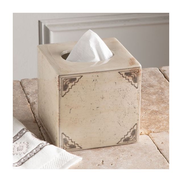 Paseo Road by Hiend Feather Ceramic Tissue Box