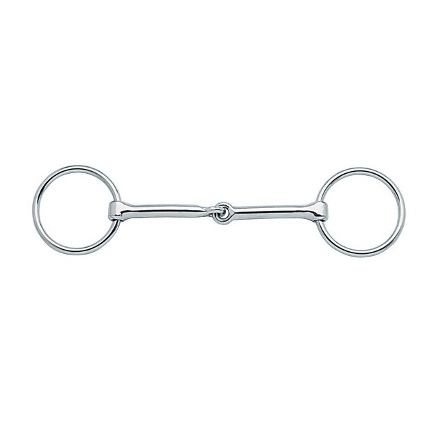 Draft Horse Snaffle Bit with 3'' O-Rings