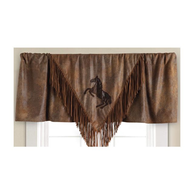 Fringed Concho Valance