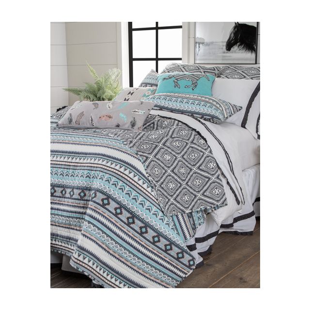 Welcome To The Montana Grey Southwest Quilted Bedding Collection Customization Page