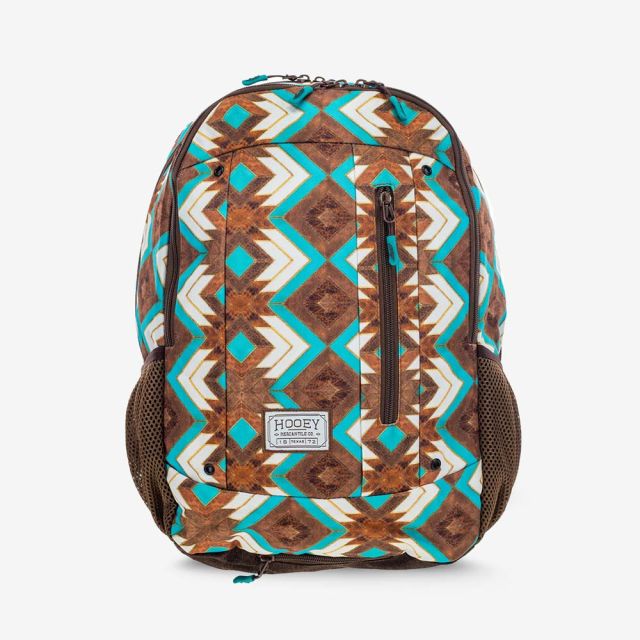 Hooey Rockstar Aztec Turquoise Backpack