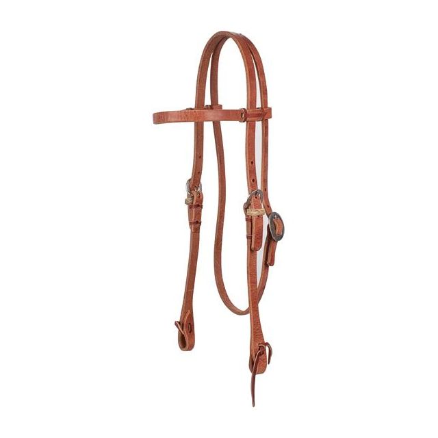 Berlin Knotted Harness Leather Browband Headstall