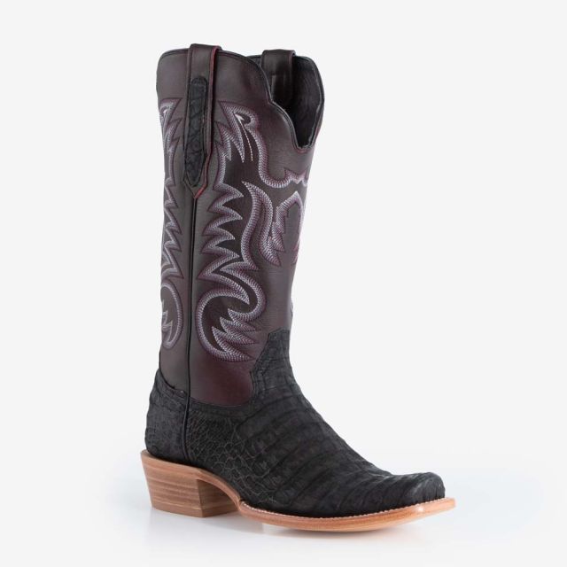 R. Watson Cognac Caiman Boots