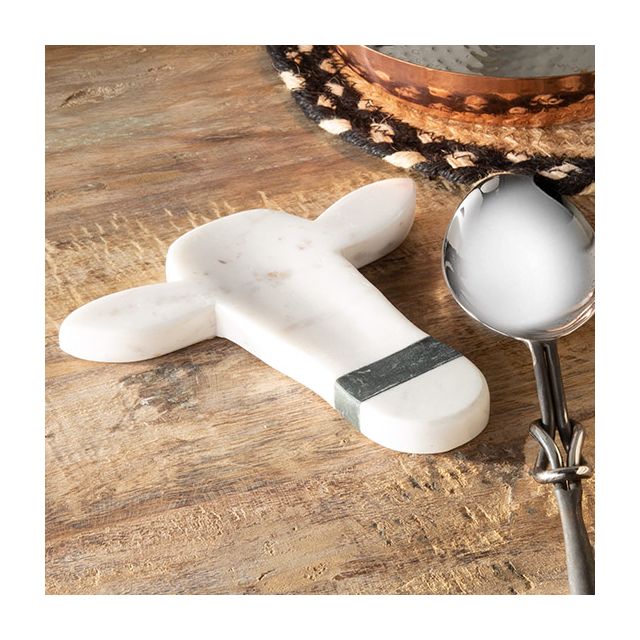 Bessie the Cow Marble Spoon Rest